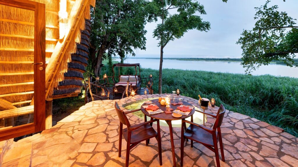 Nile Safari Lodge, South bank, River Nile